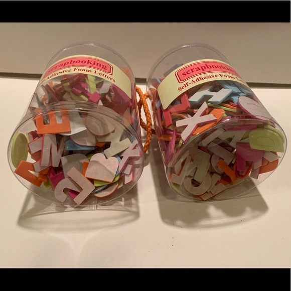 CRAFTING SELF ADHESIVE FOAM LETTERS. - Picture 5 of 9